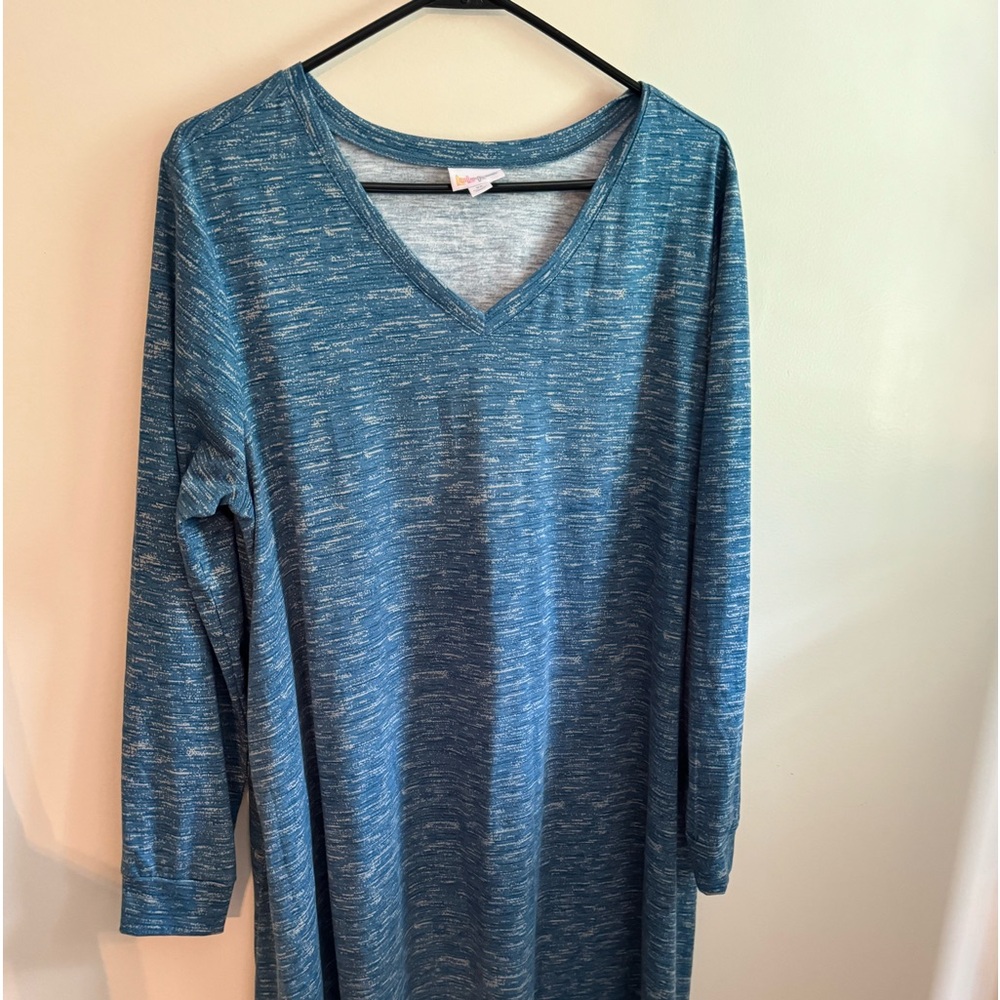 Lularoe Emily swing dress with pockets.
